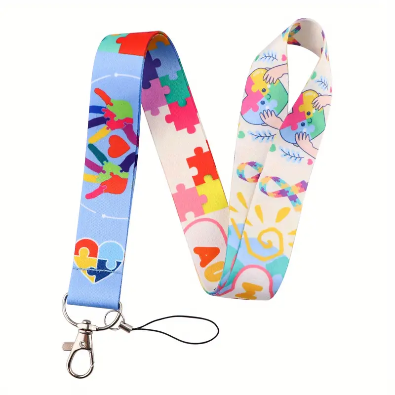 Autism Awareness Lanyard